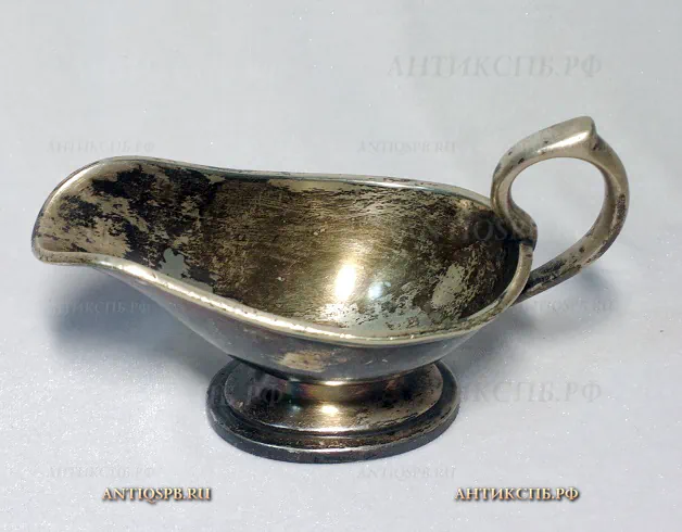 Соусник старинный "Mitropa". Bohrmann. Германия. Кон. ХIХ века. №21127